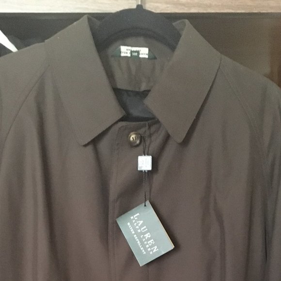 NWT Mens Ralph Lauren Classic Rain/Trench Coat Size 38R - Picture 5 of 6